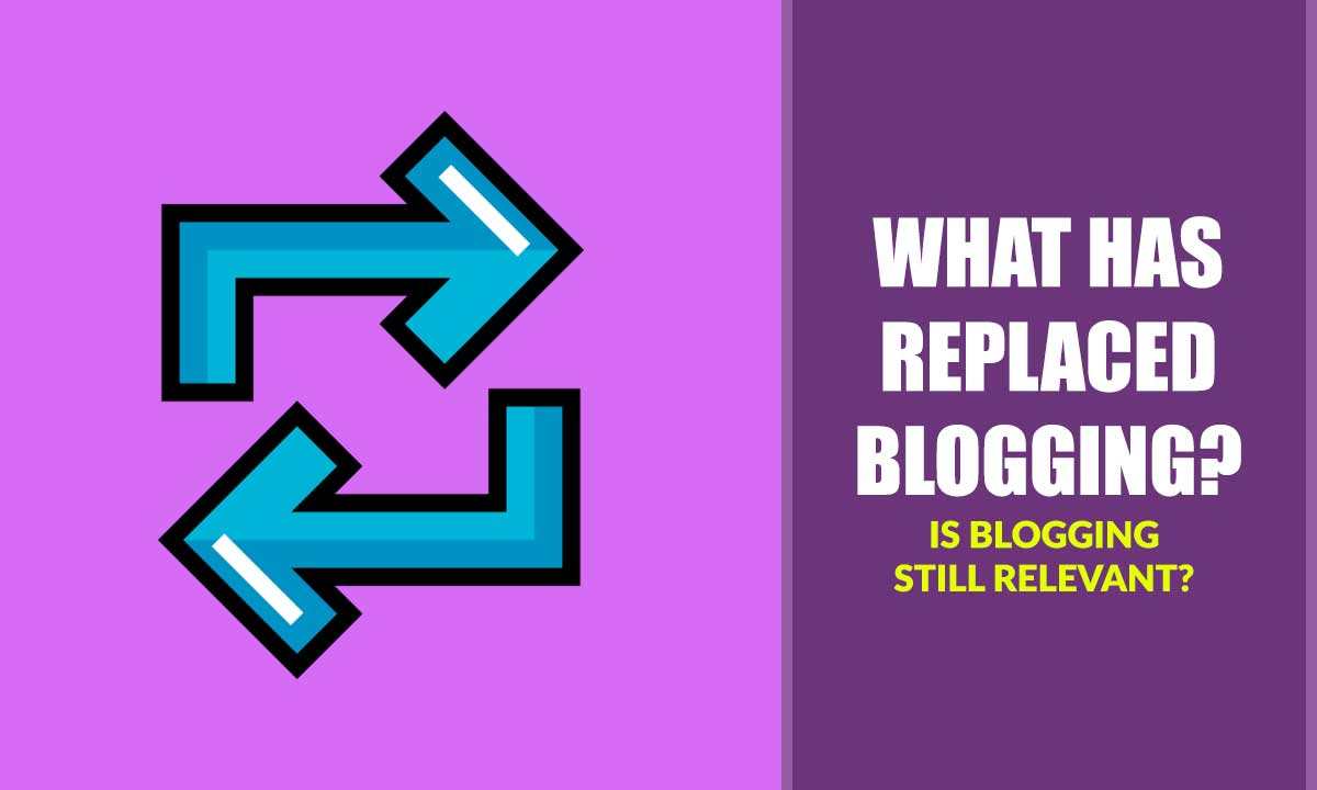 What replaced blogs?