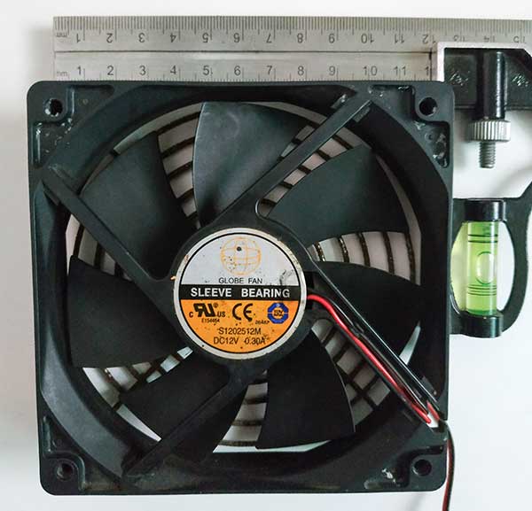 how to identify pc fan sizes